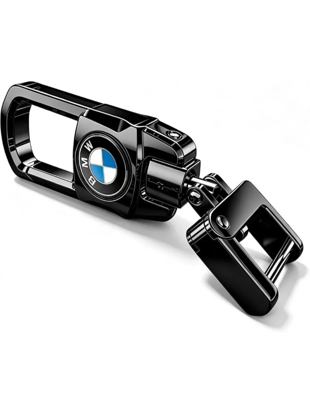 Premium Zinc Alloy Car Keychain, 360° Rotating Key Ring, Durable Key Holder for